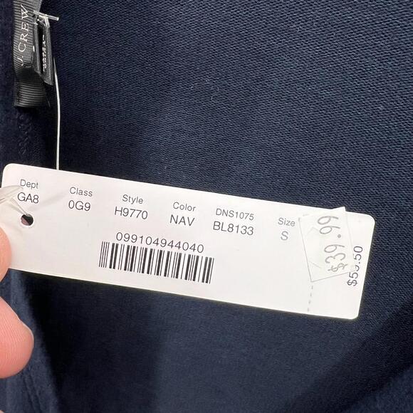 J.Crew Sweater Womens S Sweater Faux Wrap V Neck Knit Long Sleeve Top Blue NWT - Picture 4 of 10